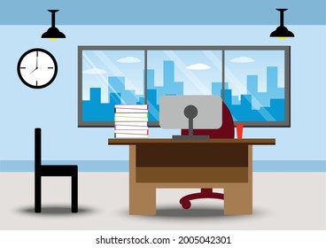 Office of Learning and Teaching Work In the company of business people working using program design vector illustration
