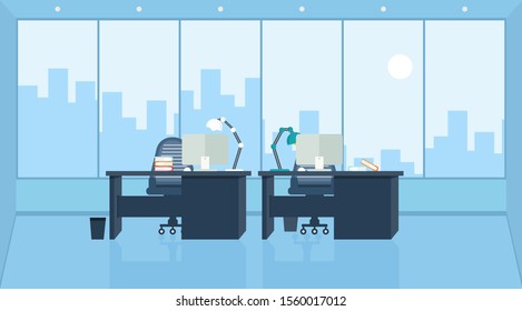 office  learning and teaching To work Using a design program vector illustration 