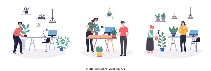 Office leisure vector illustration. Engaging in recreational activities strengthens teamwork and collaboration within organization The management supports leisure opportunities to foster positive work