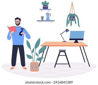 Office leisure vector illustration. Finding leisure opportunities in office strengthens sense community and partnership within organization The corporation recognizes importance leisure activities