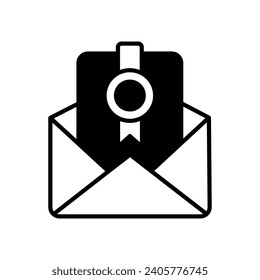 Carta de Office en vector. Ilustración
