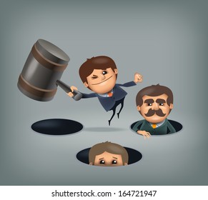 Office life. Vector format