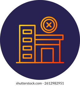 Office Line Circle Gradient Style