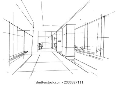 dibujo de línea de oficina, dibujo de línea Uso de arquitectura interior, ensamblaje de gráficos, trabajo en arquitectura y diseño interior, entre otras cosas. Diseño interior o interior de casa