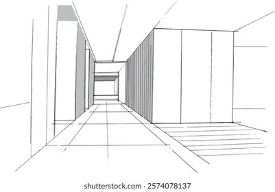 office line drawing,a line drawing Using interior architecture, assembling graphics, working in architecture, and interior design, among other things.,house interior or interior design