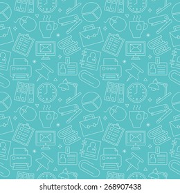 office line icon pattern set