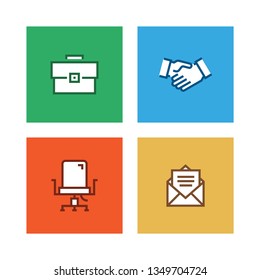 OFFICE LINE ICON SET