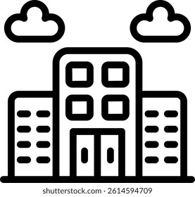 Office Line Vector Icon Design