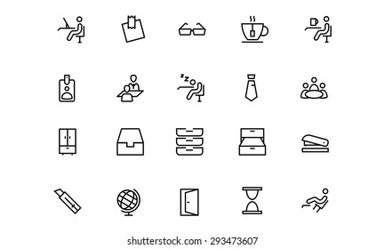 
Office Line Vector Icons 4
