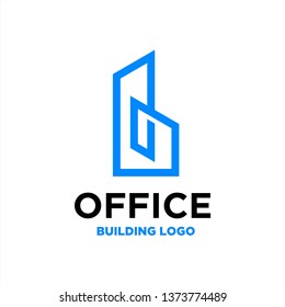 office logo design template . clip icon . office building logo design inspiration