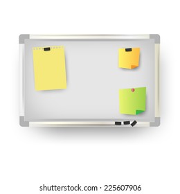 office magnetic board.Vector