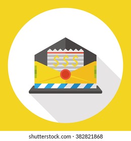 office mail flat icon