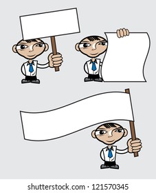 Office man cartoon