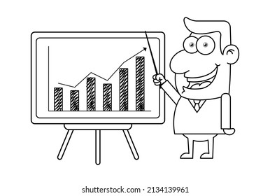 Presentación de Office Man Doing Business