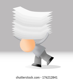 office man paper