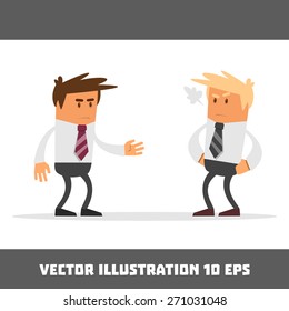 Office man. Vector illustration