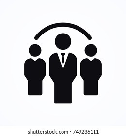 Büroleiter-Symbol