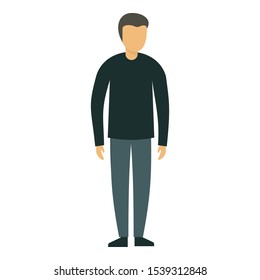 Office manager icon. Flat illustration of office manager vector icon for web design
