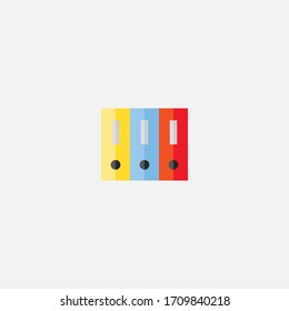office material icon vector illustrator sign
