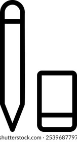 office material line icon illustration vector