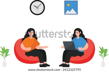 The Office Meeting Illustration encapsulates collaborative dynamics, featuring a group gathered around a conference table with documents and devices, symbolizing the synergy of teamwork and strategic 
