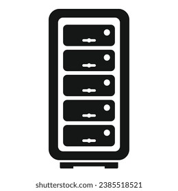 Office money safe icon simple vector. Business credit. Wallet money funds