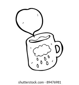 office mug of coffee cartoon