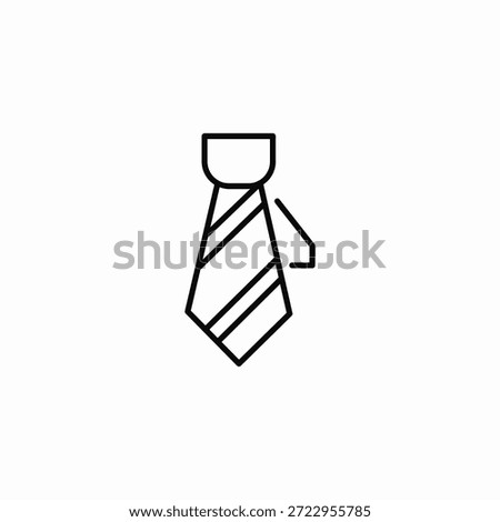 office necktie icon sign vector