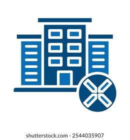 Office Nexus icon line vector illustration