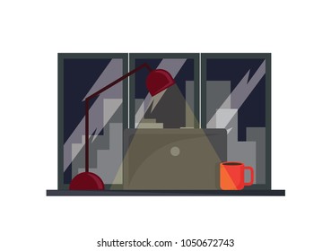 Office night work