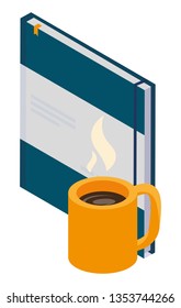 office notepad with coffee cup