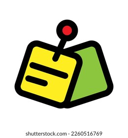 Línea de iconos de notas de Office aislada en fondo blanco. Icono delgado plano negro sobre el estilo de contorno moderno. Símbolo lineal y trazo editable. Ilustración vectorial de trazo simple y píxel perfecto