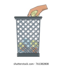 Office paper bin