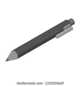 Office pen icon. Isometric of office pen vector icon for web design isolated on white background