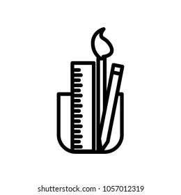 office pen icon vector