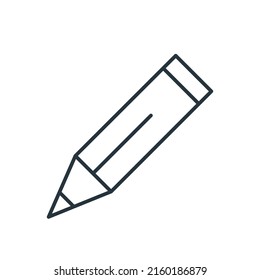 Office pencil thin line icon. Element of simple icon for websites, web design, mobile app, info graphics. Thin line icon for website design and development, app development.