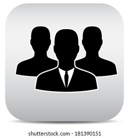 Office people icons set