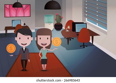 office people illustration