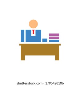 Büro-Leute-Vektorsymbol-Logo-Design