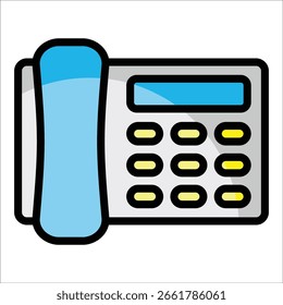 Elemento Ícone Do Telefone Comercial Para Design