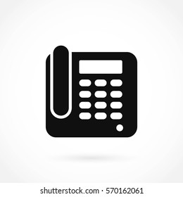 Office Phone Icon, flat design best vector icon