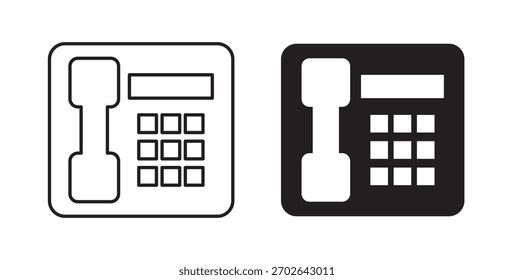 Office phone icon simple flat trend modern graphic design abstract logotype