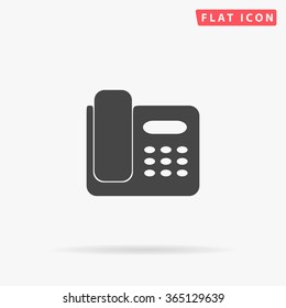 Office Phone Icon Vector. 