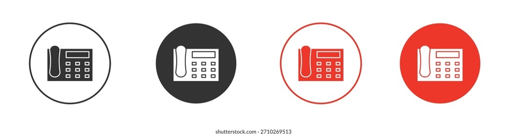 Office phone icon. web vector design