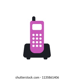 office phone vector icon