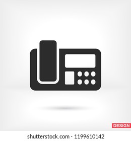 Office Phone Vector icon