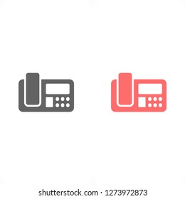 Office Phone Vector icon