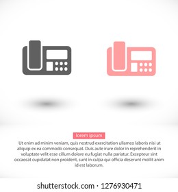Office Phone Vector icon