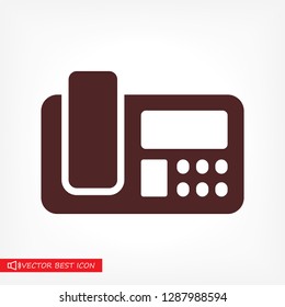 Office Phone Vector icon