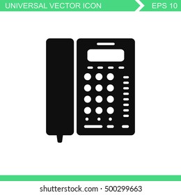 Office phone vector icon.